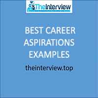 Best Career Aspirations Examples