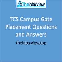 TCS Campus Gate Placement Question and answers