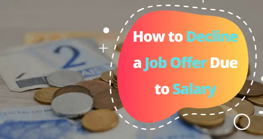 How To Politely Say Salary Is Too Low